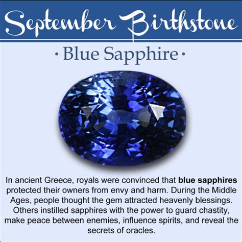 Learn About the September's Birthstone .